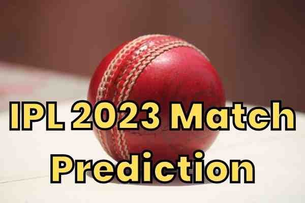 IPL 2023 Match Prediction