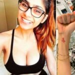 Mia Khalifa Images Picture Sexy Erotic Photos eatable boobs smile teeth