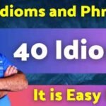 40 Idioms with Hindi Meanings and Example Sentences Phrases Understand Beautiful Lesson English Language Artistic Literary Example Sentences