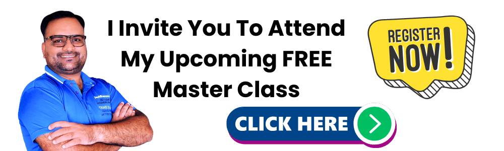 I Invite You To Attend My Upcoming FREE Master Class