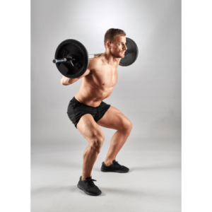 **1. Squats for Powerful Quads: Image: Insert a clear image of a person performing squats with proper form.
