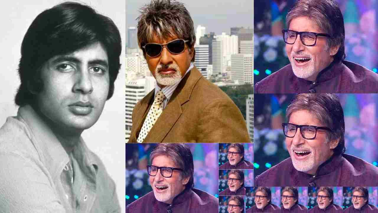 Amitabh Bachchan Collage Photos Pics Young Stylish Smile Laugh
