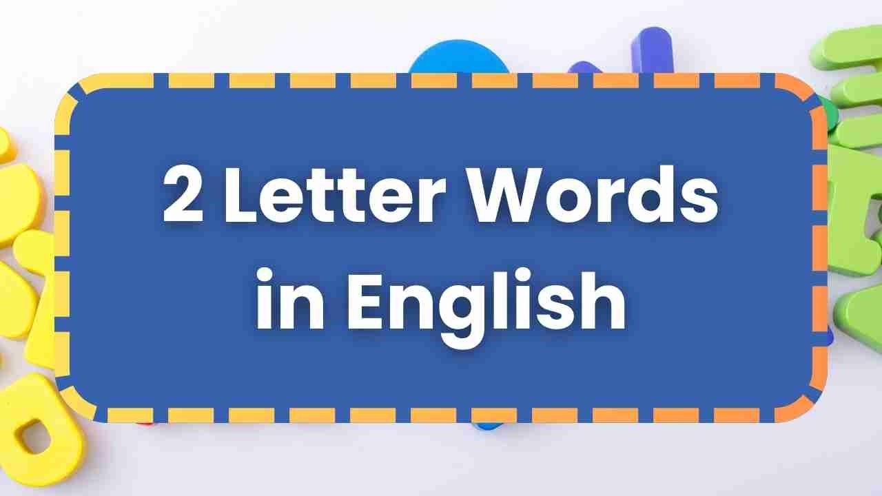 2 Letter Words in English