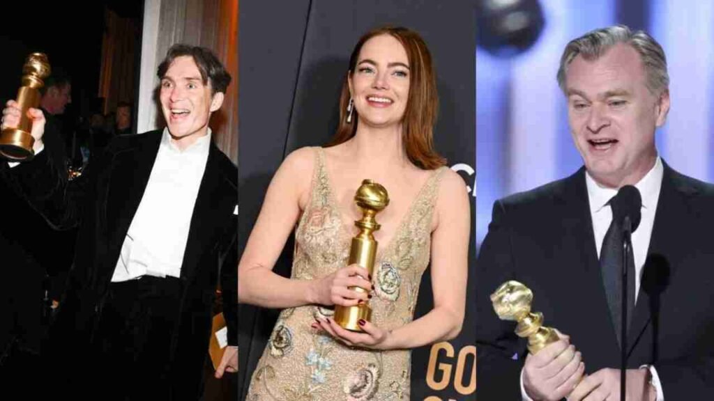 "Triumph at the 81st Golden Globe Awards: Oppenheimer Shines with Five Wins"