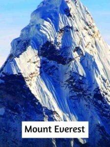 Mount Everest 1. Mount Everest (8,848 meters / 29,029 feet)