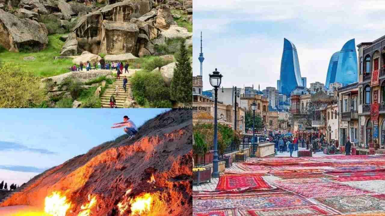 "From the ancient streets of Baku's Old City to the fiery Yanar Dag, here are 5 amazing places you should definitely see when you visit Azerbaijan!"