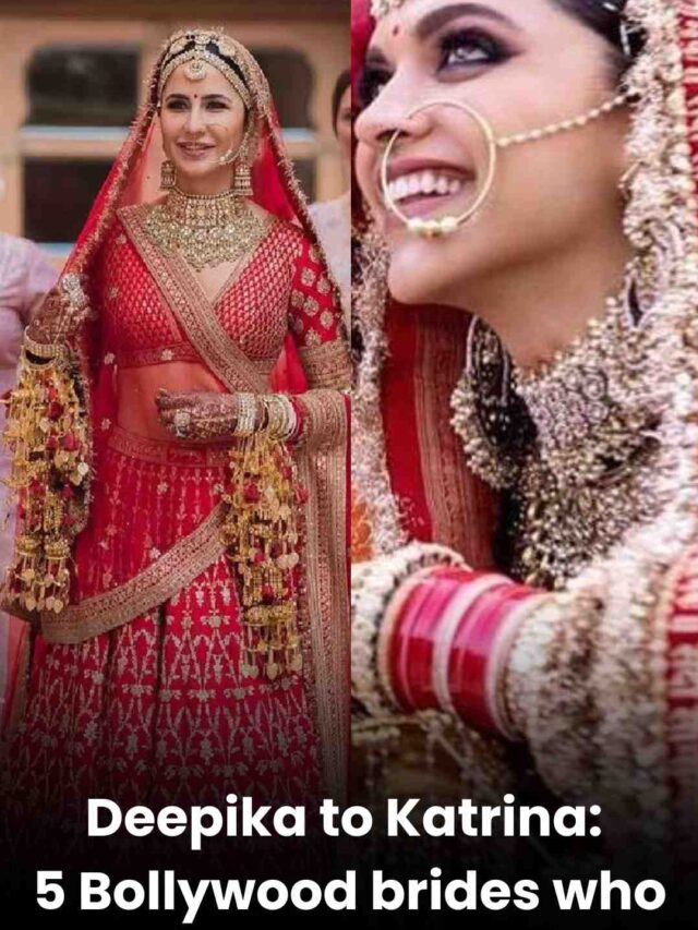 Deepika to Katrina: 
5 Bollywood brides who wore red at their wedding