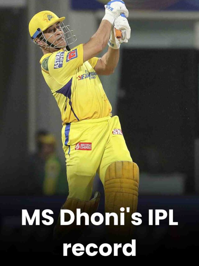MS Dhoni’s IPL record