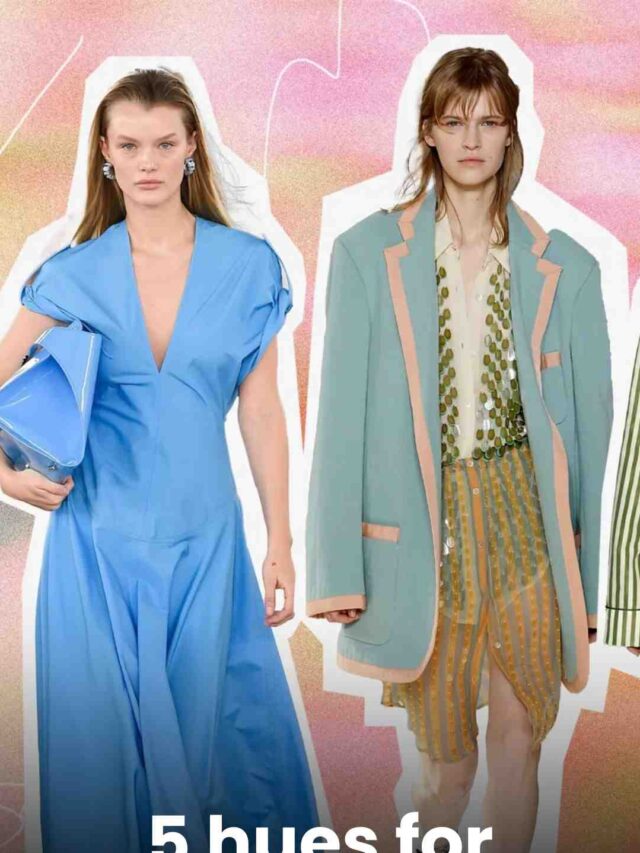 5 hues for summer 2024 fashion trends
