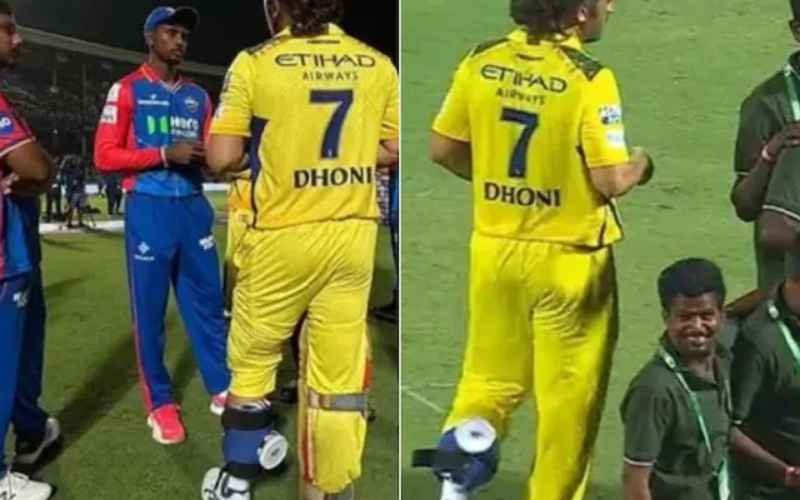 IPL 2024: MS Dhoni's Leg-Muscle Tear Pushes Him Down the Batting Order