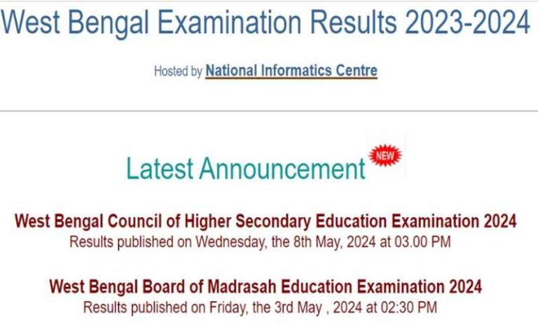 WBCHSE HS 12th Result 2024 Set to Release Today: Here's How to Check Your Scores
