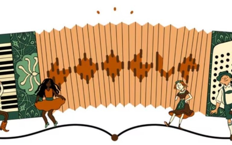 Google Doodle Celebrates the Accordion: A German Instrument and Folk Musician's 'Main Squeeze'