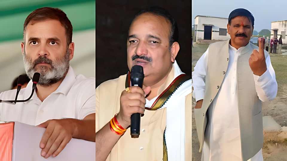 Raebareli Lok Sabha Seat Witnessing Intense Battle as Rahul Gandhi Enters Fray Against BJP's Dinesh Pratap Singh and BSP's Thakur Prasad Yadav