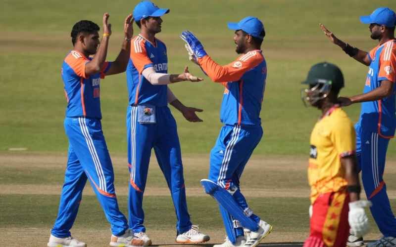 India vs Zimbabwe 5th T20I: India Clinches Series 4-1 with Commanding Performance