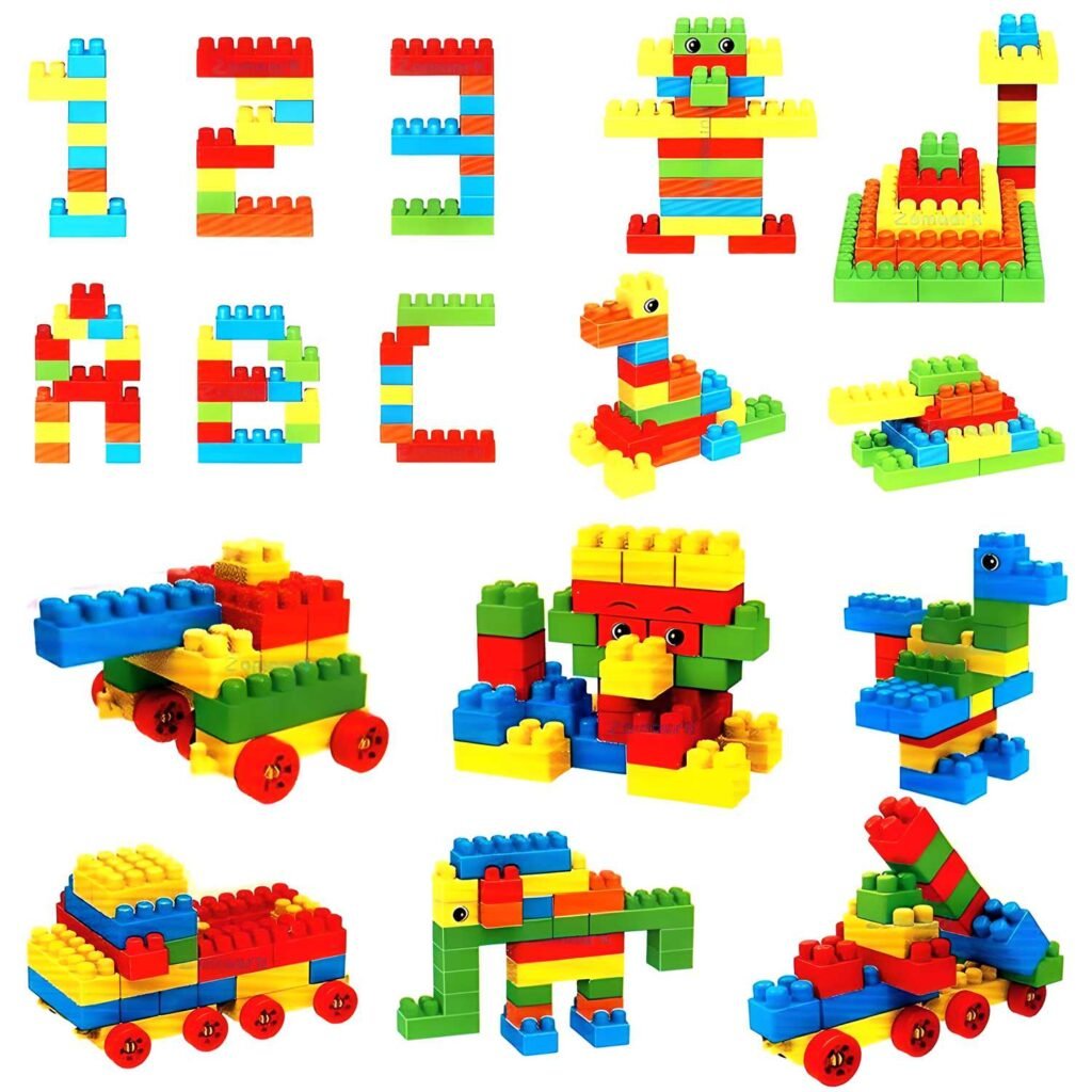 120 PCS+ Building Block Game for Kids - Fun and Educational 120 PCS+ Building Block Game for Kids - Fun and Educational Toy