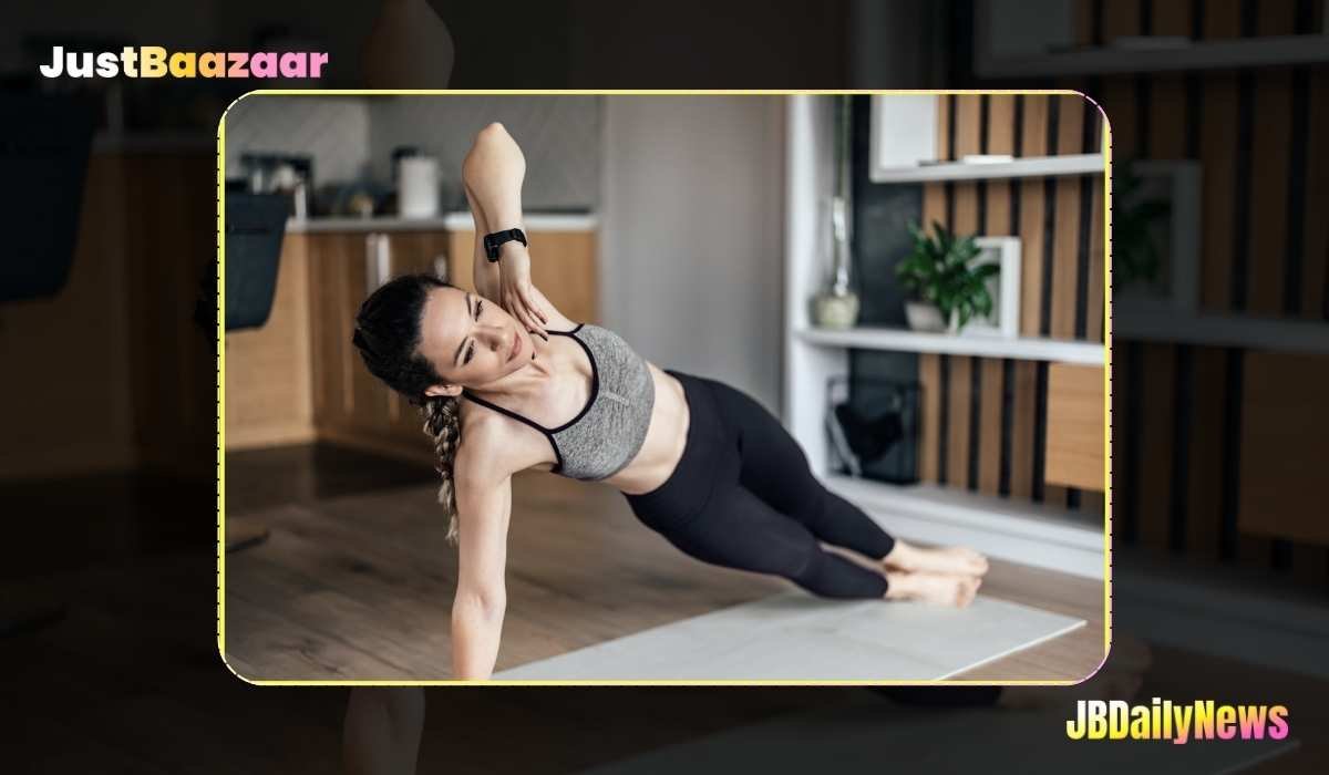 Woman doing pull-ups in a calisthenics routine for upper body strength