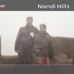 Guruji Sunil Chaudhary and Archana Chaudhary at Nandi Hills Hill Station Near Bangalore