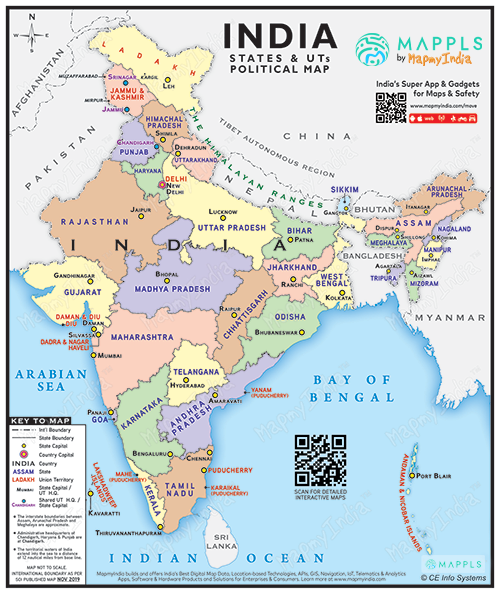 Political Map of India