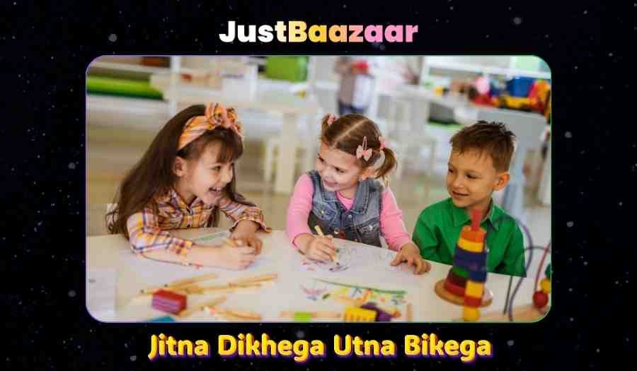 3 kids sitting on table Fun and Easy Drawing for Kids - Step-by-Step