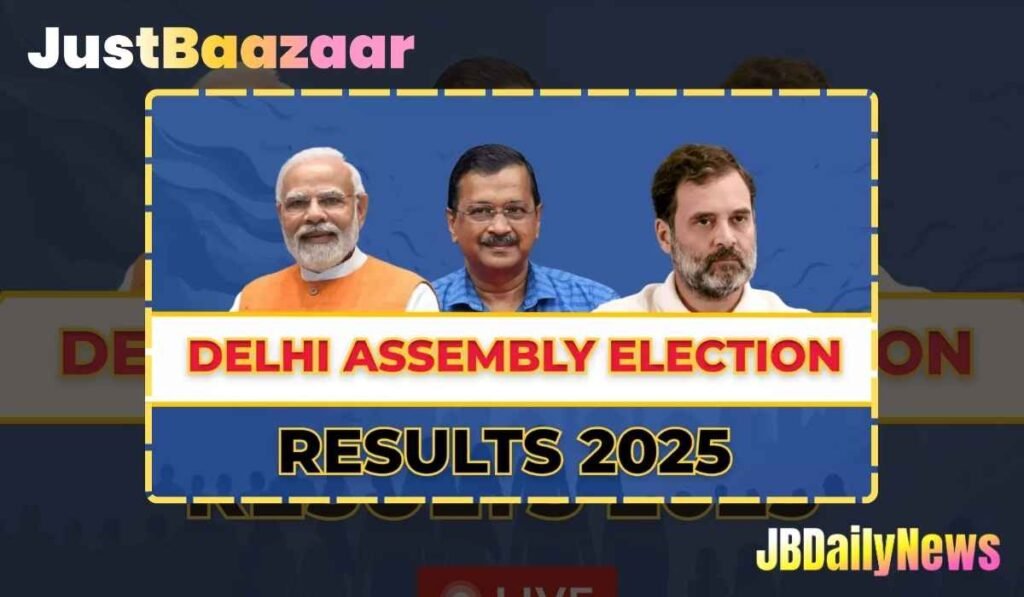 Delhi Assembly Election Results 2025 LIVE Updates: BJP Leads in 37 Seats, AAP in 20 – A Political Shift in the Capital?