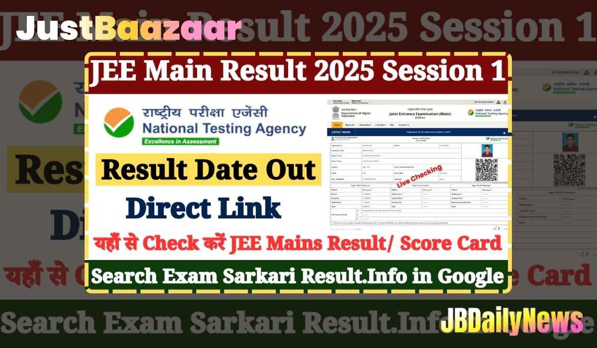 JEE Main 2025 Session 1 Results: Everything You Need to Know