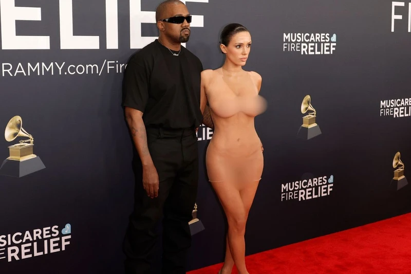 Kanye West and Bianca Censori’s Controversial Grammys 2025