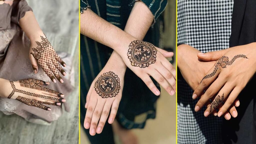 10 Arabic Mehndi Designs for Backhand – Simple & Beautiful