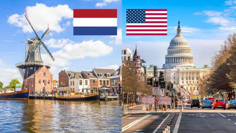 🌍 Netherlands vs USA – A Complete Guide to Life, Culture, Economy, and Tourism