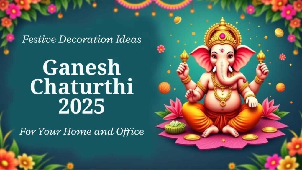 Ganesh Chaturthi Decoration Ideas for Home & Office 2025