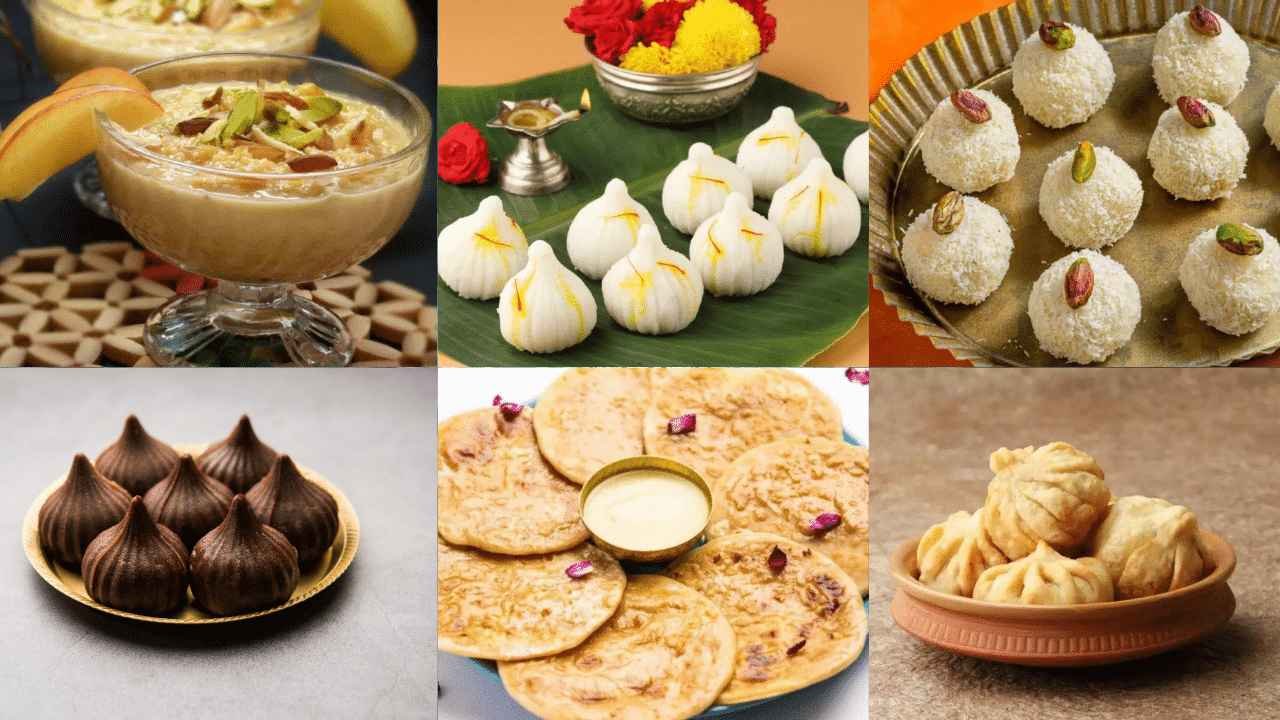 Ganesh Chaturthi Food Recipes 2025 – Traditional Sweets & Prasad