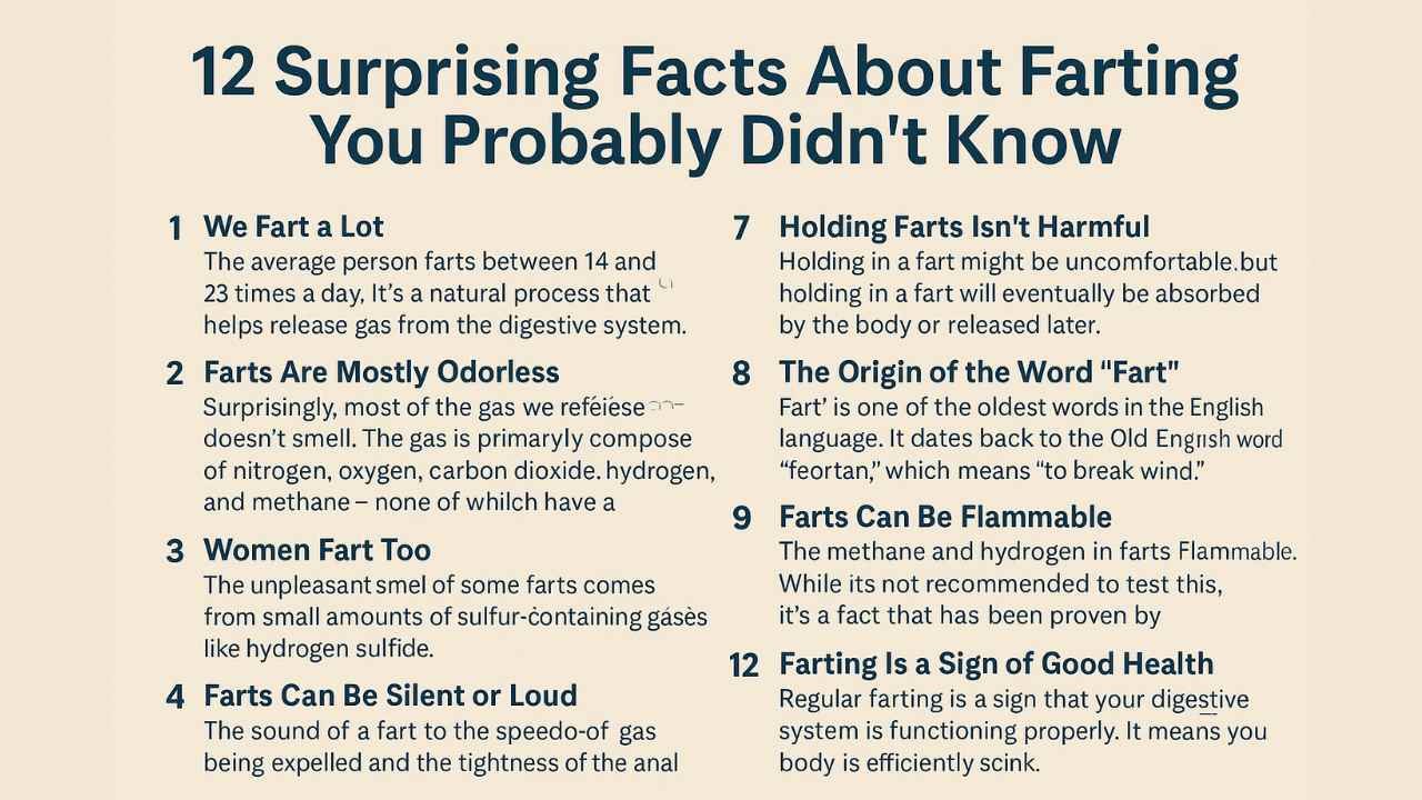 12 Surprising Facts About Farting You Probably Didn’t Know